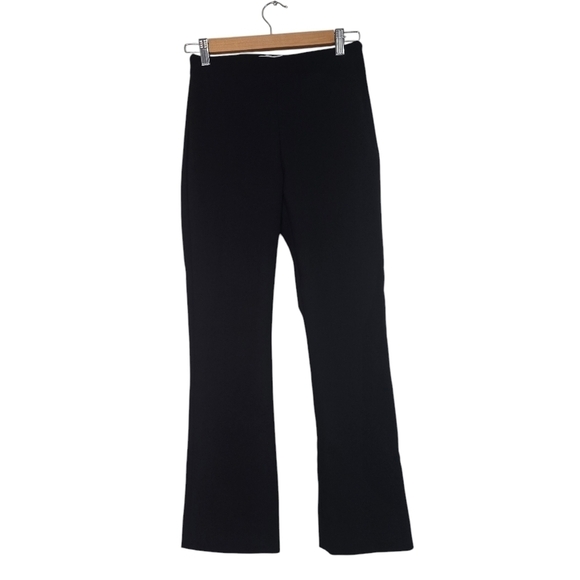 MM.Lafleur Black Pants High Rise with crease Career Minimalist Neutral - Picture 1 of 9